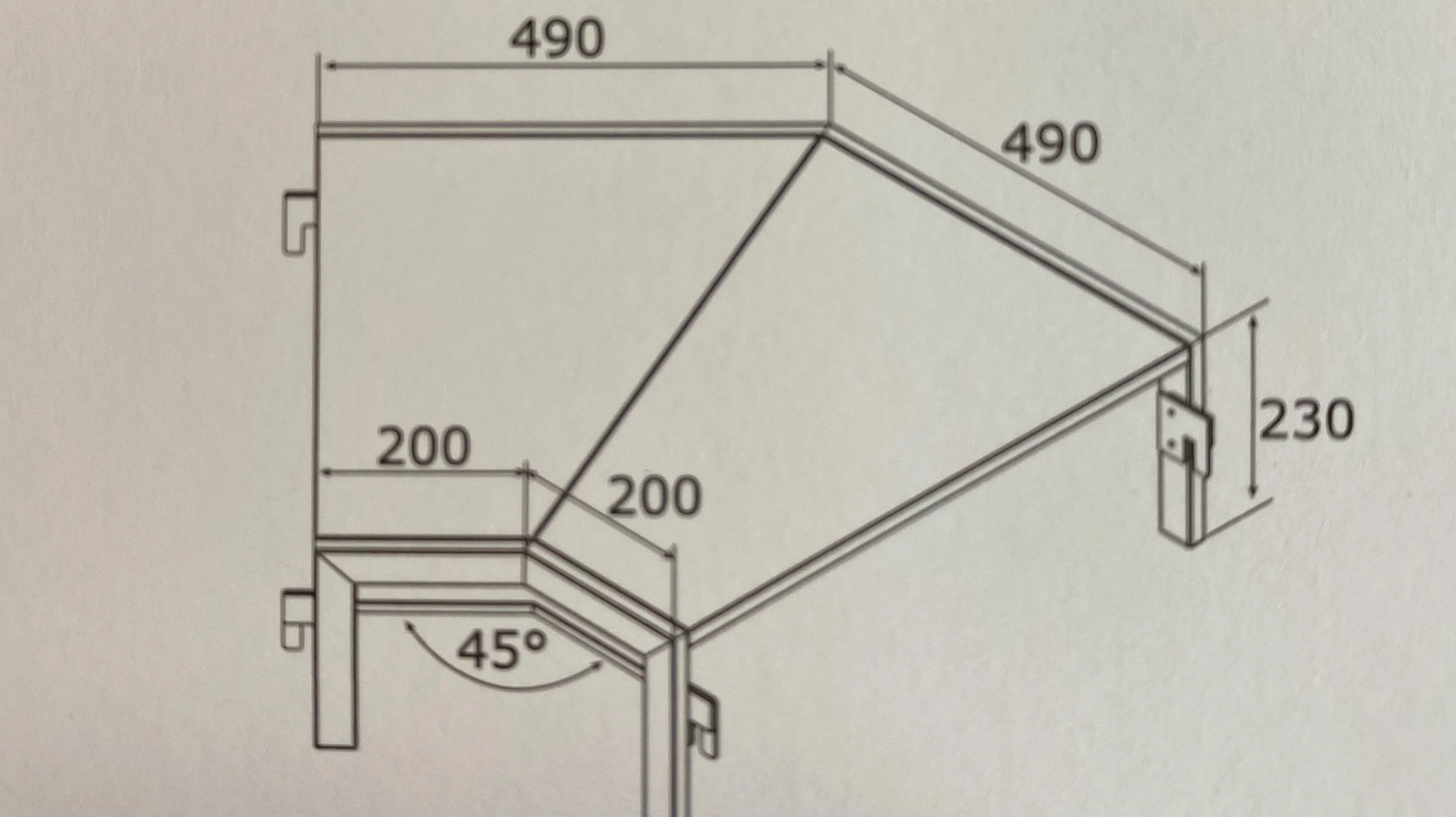Airforce E-Cook BBQ 45 Degree Joint Kit With Leg- KEG001 - Image 3
