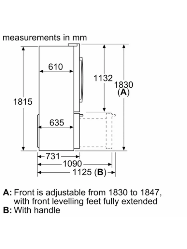 Bosch KFF96PIEP Series 8, French door bottom freezer, multi door, 183 x 90.5 cm, Stainless steel (with anti-fingerprint) - Image 6