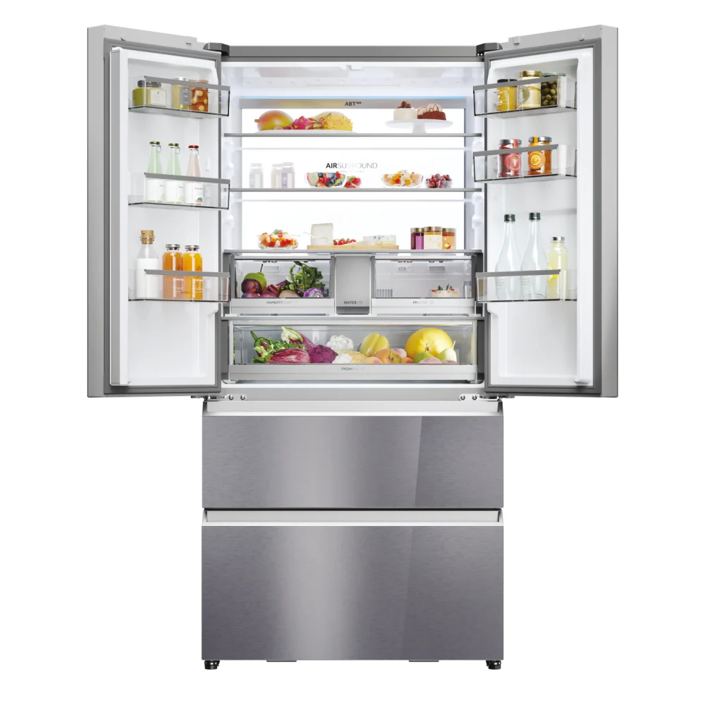 Haier HFR79F19EFGK(UK) Series 7 90cm Multi-Door Fridge Freezer with 10 Year Warranty-Sapphire Glass - Image 3